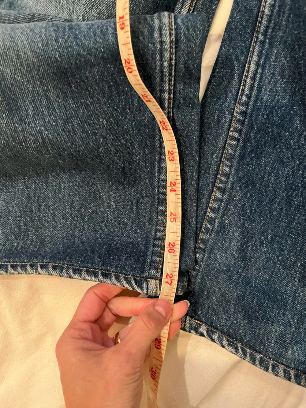 Vintage 701 501 Levi’s. Perfect Blue Denim. Size 25. Original hem. USA - Picture 11 of 13